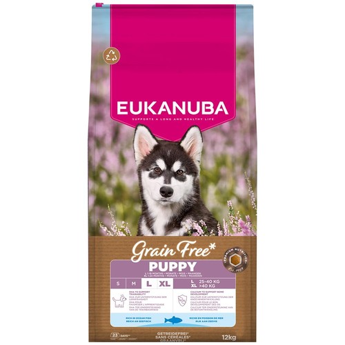Damaged eukanuba grain free - damaged,