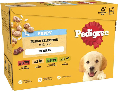 Pedigree junior wet dog food - junior,