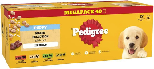 Pedigree puppy dog - dog, food