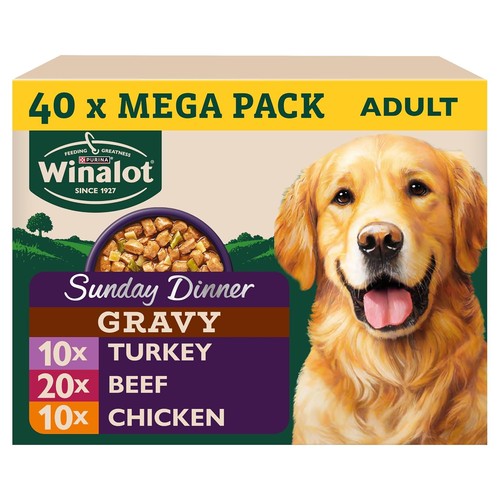 Wet dog food - wet, pouches,