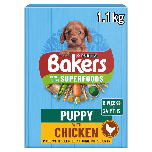 Bakers superfoods puppy dry - superfoods,