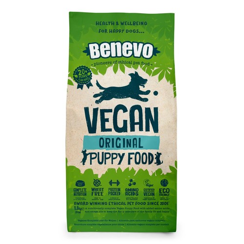 Benevo vegan puppy food - benevo,
