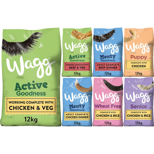 Wagg complete dry dog food - wagg,
